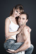 © Olga Dogadina - Sexy passion couple, beautiful young man and woman