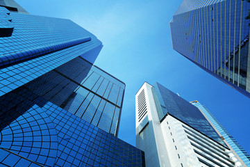 Fototapete - Corporate building to sky