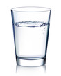 Glass with water isolated. Vector illustration