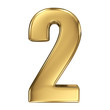 3d golden number collection - 2