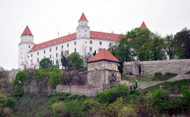 Wall Mural - castle in Bratislava, Slovakia, Europe