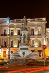 Poster - Monument to empress Catherine. Odessa.