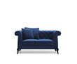 © Michael - Isolated blue capitonet velvet sofa