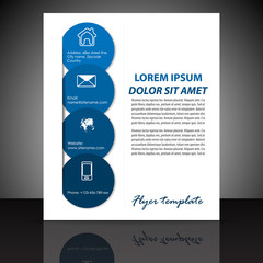 Poster - Professional business flyer template or corporate banner