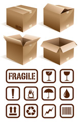 cardboard set