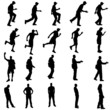 © majivecka - Vector silhouettes of different people.