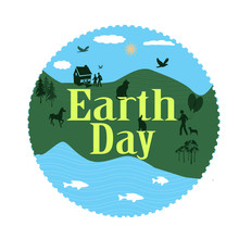 Earth Day Stamp