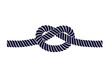 rope knot on a white background