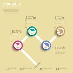 Wall Mural - abstract pie chart infographics