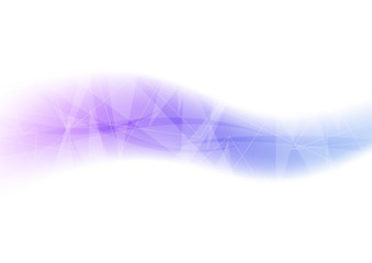 Wall Mural - Modern swoosh crystal elements bright background
