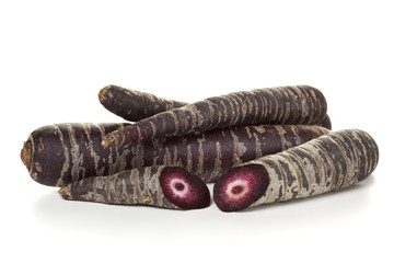 Purple Carrots isolated