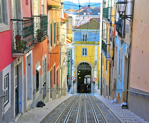 Plakat Lizbońska kolejka Bica