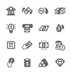 Aufkleber - Banking icons