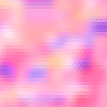 Pink And Purple Mosaic Faceted Background.