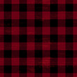 Scratched plaid vector pattern background