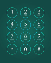 Phone Keypad In Touchscreen Device