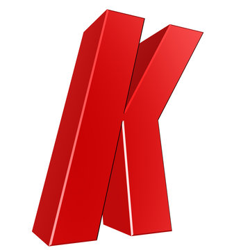 3d letter collection - K