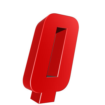 3d letter collection - Q