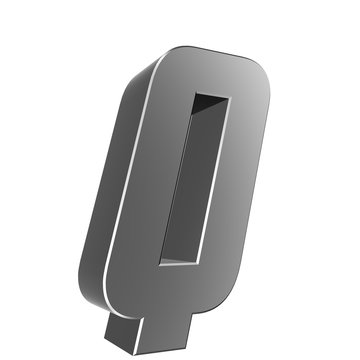 3d letter collection - Q