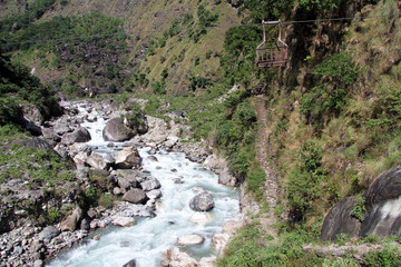 Wall Mural - Mountain river