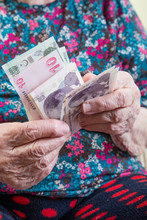 Counting Money (turkish Lira)