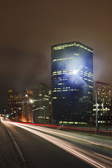 Canvas Print - Sydney CBD Cahill road sunset