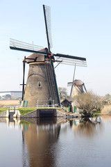 Wall Mural - Windmills at Kinderdijk, Netherlands