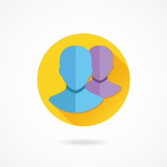 Poster - vector choose profile icon