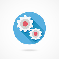 Wall Mural - Vector Gears Icon