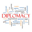 Diplomacy Word Cloud Concept