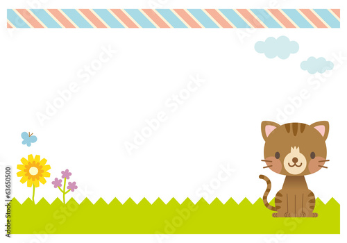 メッセージカード 動物 背景 Stock Illustration Adobe Stock メッセージカード 動物 背景 Stock Illustration Adobe Stock