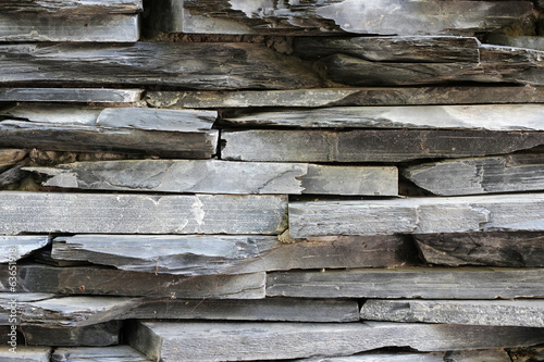 Gray stone wall texture.