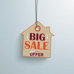 Wall Mural - Vintage Price Sticker House