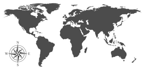 vector world map