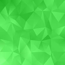Green Abstract Irregular Triangle Pattern Background