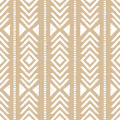 Poster - Seamless Cardboard Paper Tribal Background