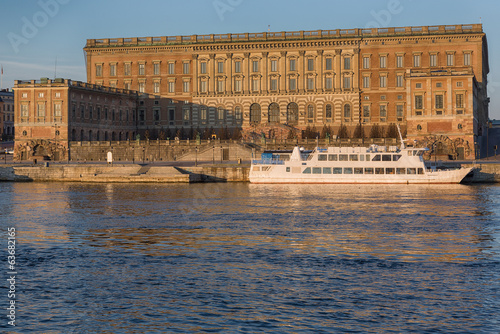 Royal Palace, famous landmark in Stockholm.