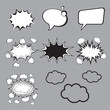 © littlestocker - Set of comic speech bubbles, vector format