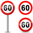 Vector sixty sign