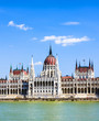 famous parliament of Hungary in Budapest