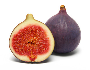 Wall Mural - Figs isolated on white