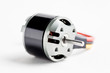 Small electric motor on white