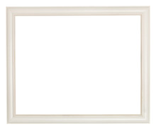 Simple White Painted Wooden Picture Frame