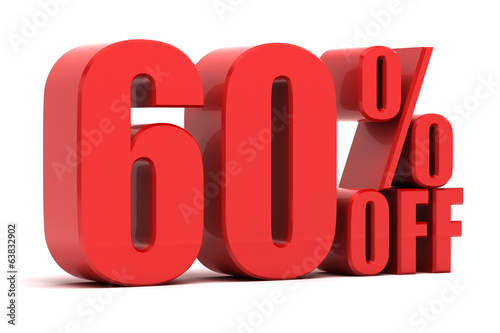 Photographie 60 percent off promotion