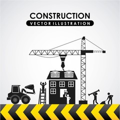 Canvas Print - Construction design