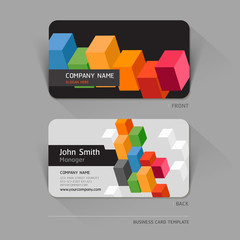 Business card abstract background. Vector illustration.