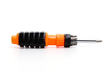 Screw driver isolated white background