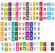 © Albachiaraa - Colorful alphabet with letters cut from magazines.