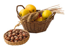 Apple Harvest, Bundle And Hazelnuts