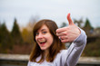 © Joshua Rainey - Young Adult Thumbs Up